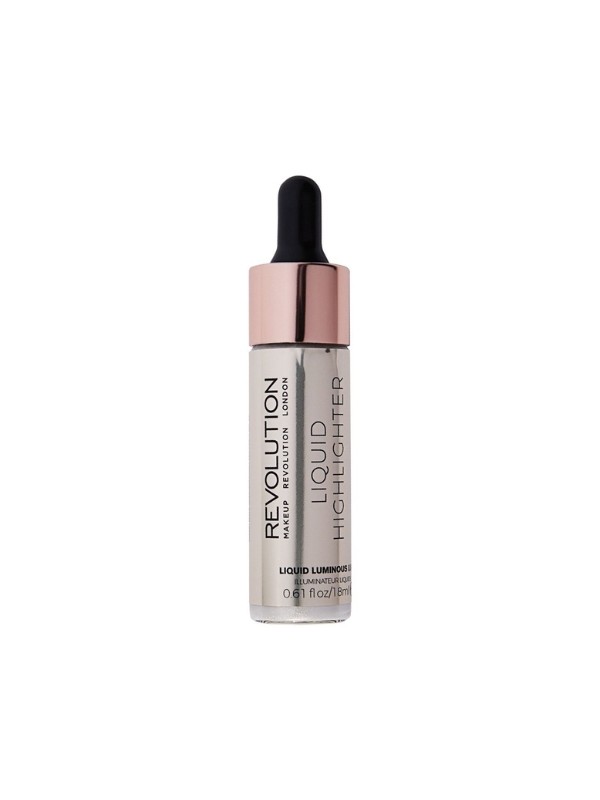 Makeup Revolution Liquid Highlighter Luminous Luna flüssiger Gesichts-Highlighter 18 ml