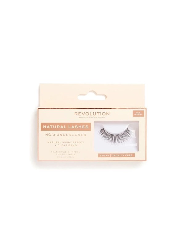 Makeup Revolution Natural Lashes Streifenwimpern / NO.3 /