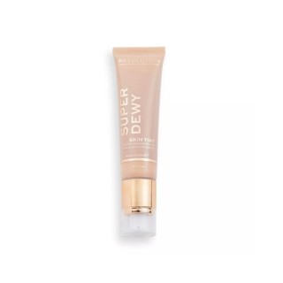 Makeup Revolution SuperDewy Coloring Feuchtigkeitsspendende Gesichtscreme Medium Tan 50 ml