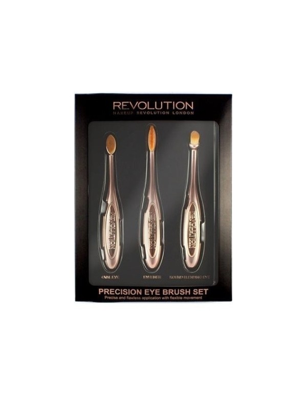 Makeup Revolution Precision Eye Set Ein Satz Augen-Make-up-Pinsel