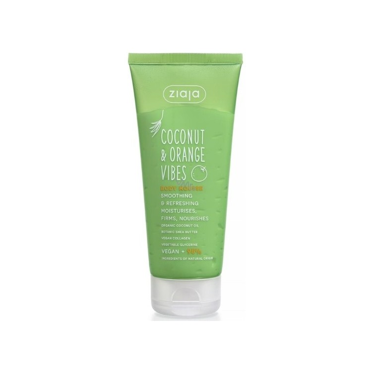 Mousse corporelle Ziaja aux notes de noix Coconut et Orange 200 ml