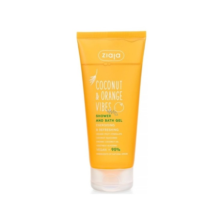 Gel douche énergisant et rafraîchissant Ziaja Coconut & Orange Vibes 200 ml