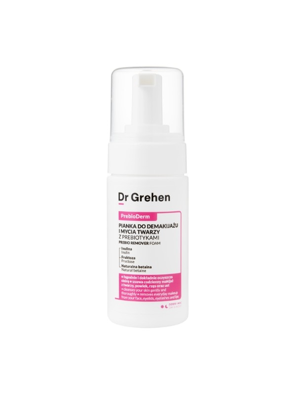 Dr.Grehen PrebioDerm Prebio Remover Foam Пінка для зняття макіяжу та очищення обличчя з пребіотиками 100 мл