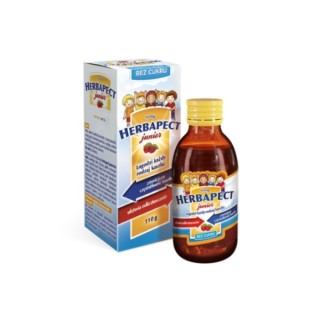 Herbapect Junior Syrup for children without sugar, raspberry flavor 110 g