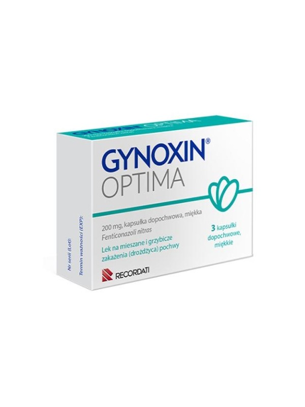 Gynoxin Optima Soft vaginal capsules 0.2g, 3 pieces