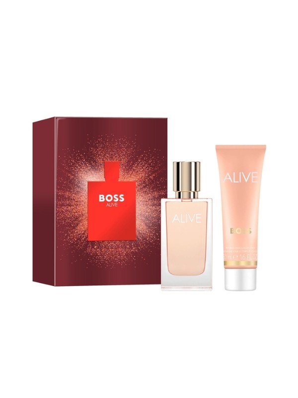 Hugo Boss Alive cadeauset: Eau de Toilette 30 ml + Lichaams- en handlotion 50 ml