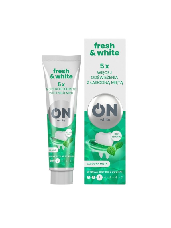 ON WHITE FRESH Whitening toothpaste Mild mint 75 ml