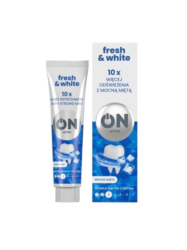 ON WHITE FRESH Whitening toothpaste Strong mint 75 ml