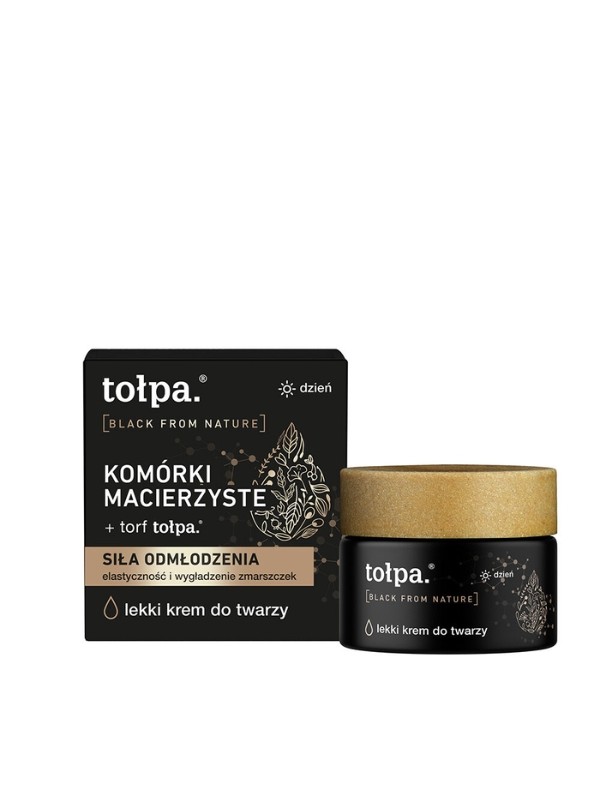 Tołpa Black From Natur lichte gezichtscrème voor de dag Stamcellen 50 ml