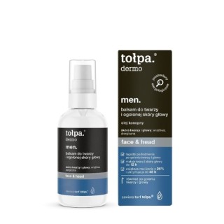 Tołpa Dermo Men Face&Head Balsem voor gezicht en geschoren hoofdhuid 75ml