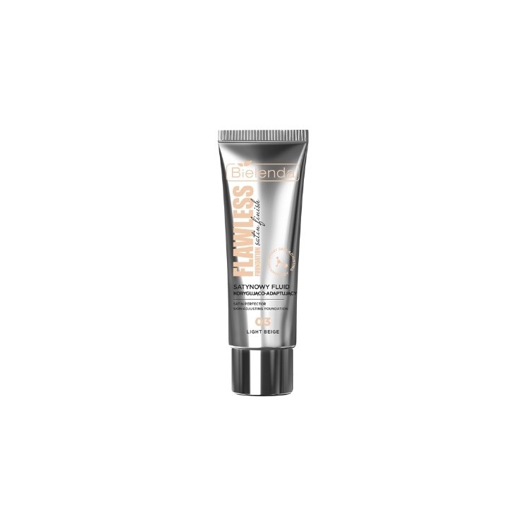 Bielenda FLAWLESS FOUNDATION Korrektur- und Anpassungsflüssigkeit 03 Light 30 Beige