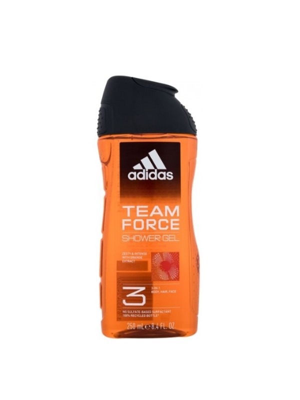 Adidas Shower gel for men 3in1 Team Force 250 ml