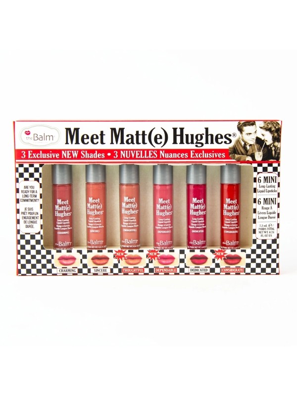 theBalm Meet Matte Hughes Mini Kit vloeibare lippenstiftset /14/