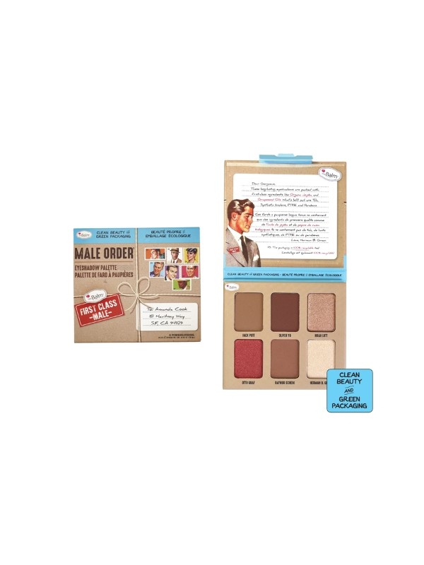 theBalm Male Order Palette mit 6 Lidschatten First Class 13,2 g