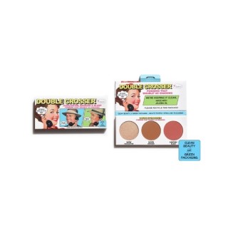 theBalm C&G Double Crosser Trio Palette: Бронзер + Рум'яна + Хайлайтер 5 г