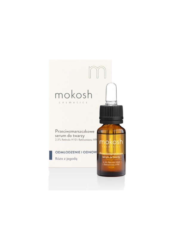 Mokosh Face Serum 5 % Retinol H10 and Retinoate Rose 10 ml