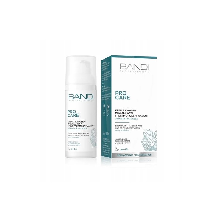 Crème visage Bandi Pro Care à l'acide mandélique et aux polyhydroxyacides 50 ml