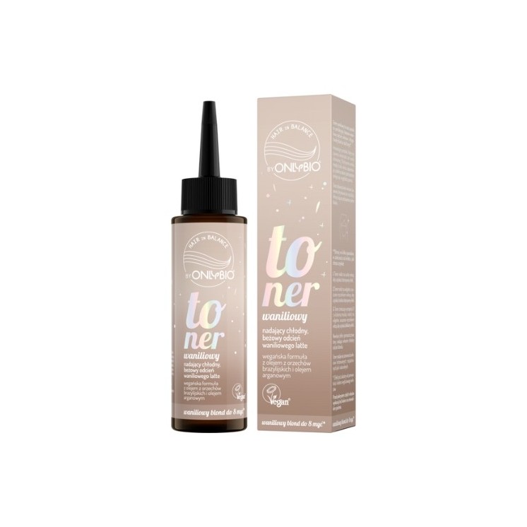 OnlyBio Hair in Balance Toner waniliowy do włosów 100 ml