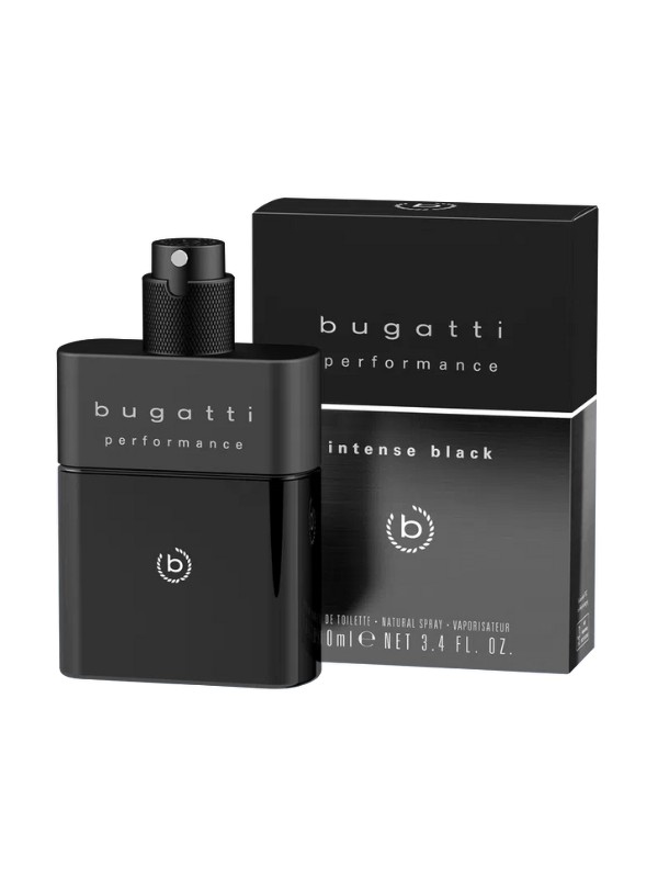 Bugatti Performance Intense Black Eau de Toilette voor Mannen 100 ml