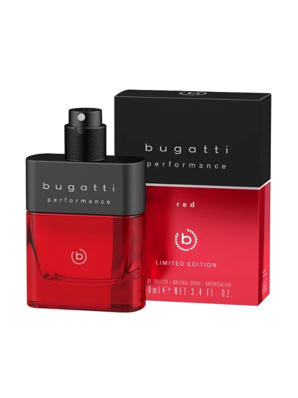 Bugatti Performance Red Eau de Toilette voor Mannen 100 ml