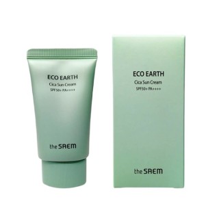 The Saem Eco Earth Cica Sun Cream Gesichts- und Körpercreme SPF50 50 ml