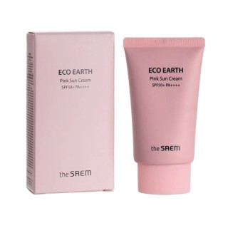 The Saem Eco Earth Pink Sun Cream Face and body cream SPF50 50 ml