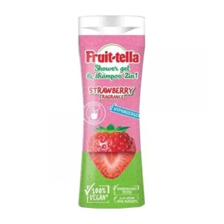 Fruit-tella Douchegel 2in1 Aardbei 300 ml