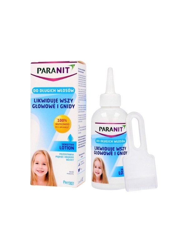 Paranit Sensitive Lotion eliminating lice and nits on long hair 150 ml