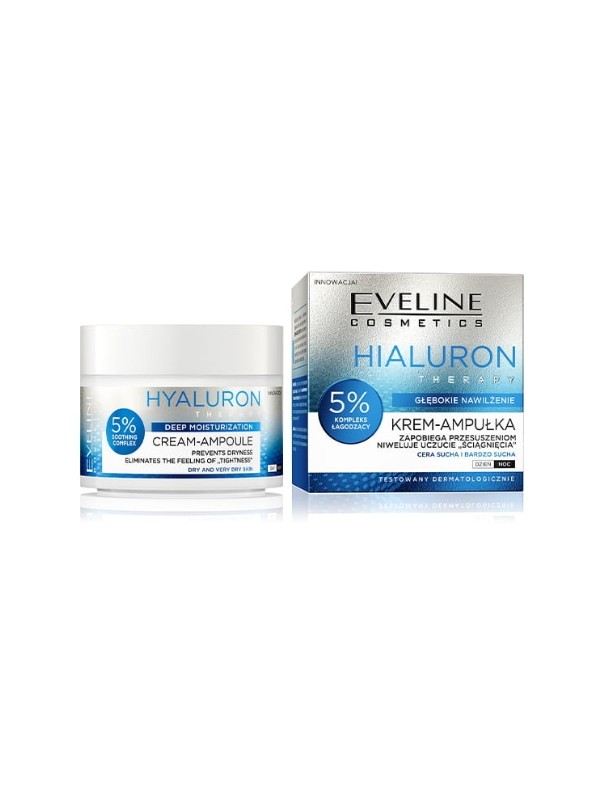 Eveline Hialuron Therapy Crème-ampul Diepe hydratatie 50 ml