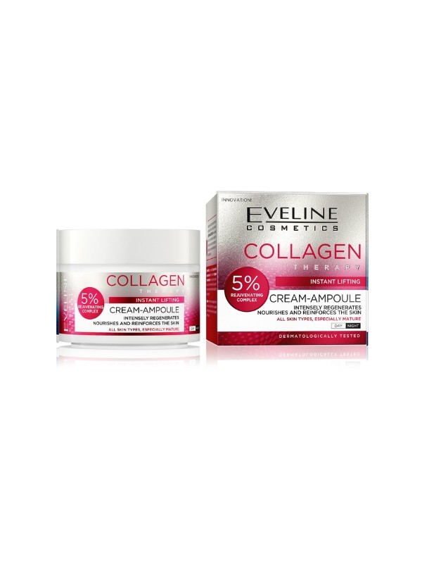 Eveline Collagen Therapy Krem-ampułka Błyskawiczny lifting 50 ml
