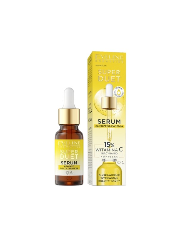 Eveline Super Duet Serum for discolorations Vitamin C 15% 18 ml