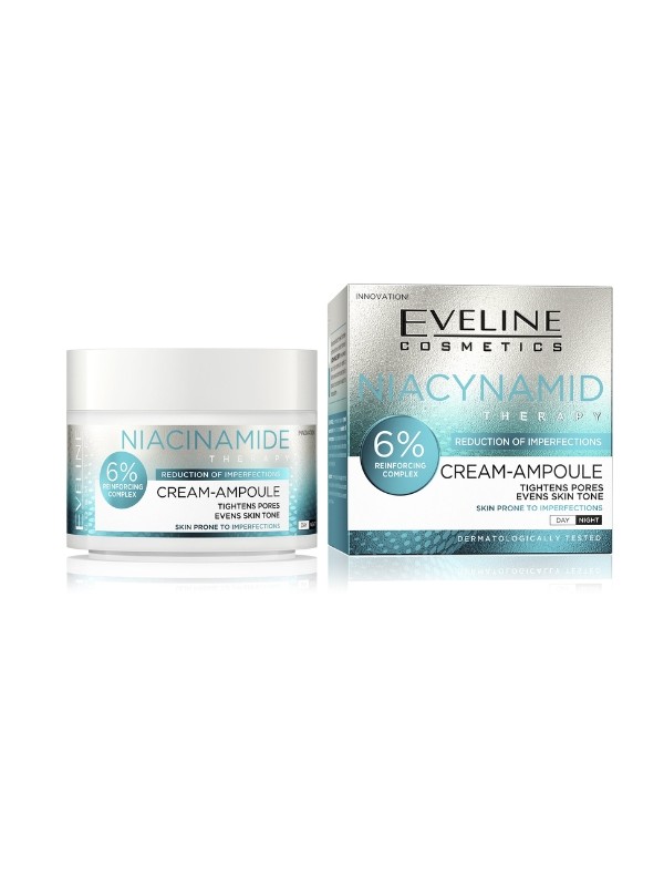 Eveline Niacynamid Therapy Krem-ampułka do twarzy Redukcja niedoskonalości 50 ml