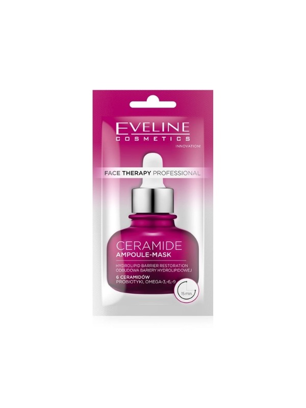 Eveline Face Therapy Professional Face mask-ampoule with Ceramides 8 ml