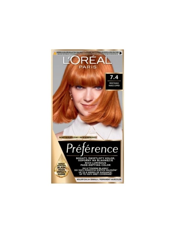 Фарба для волосся L'oreal Preference /74/ Copper Mango