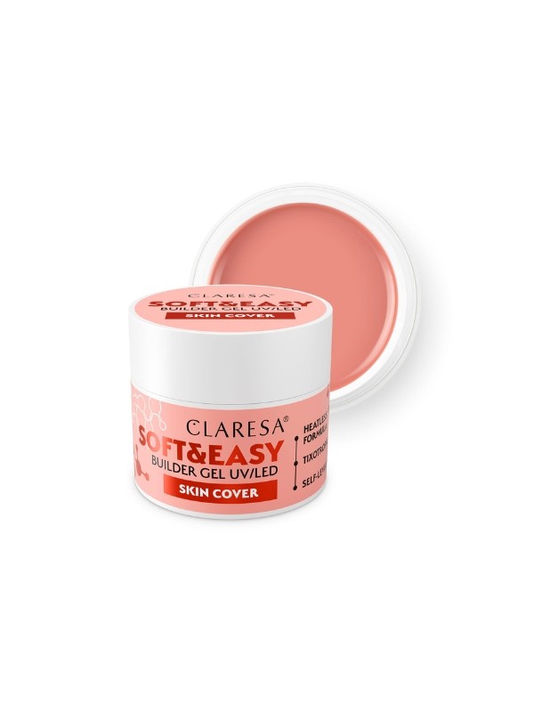 Claresa Soft & Easy Skin Cover nagelopbouwgel 45 g