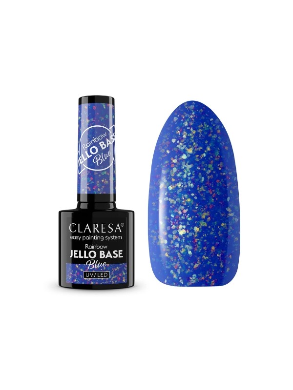 Claresa Hybrid Nail Base Rainbow Jello Base 5 г Blue