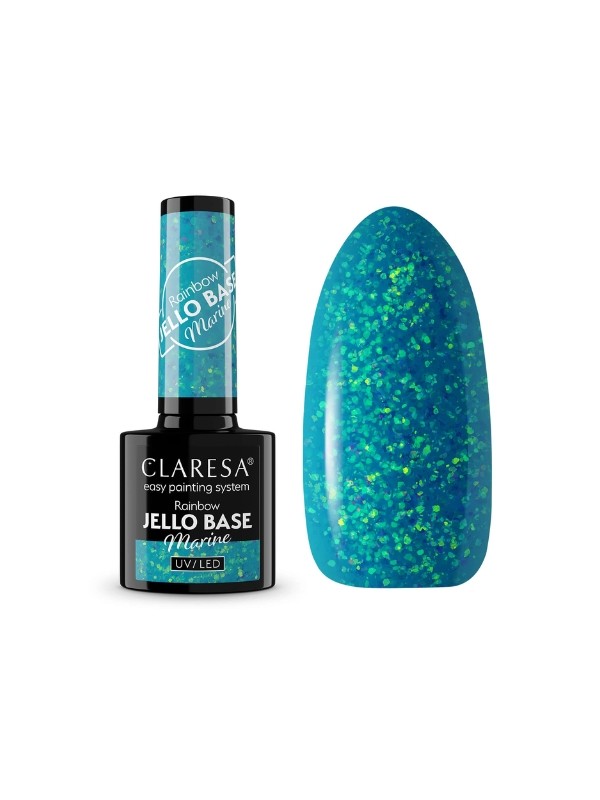 Claresa Hybrid Nail Base Rainbow Jello Base 5 g Marine