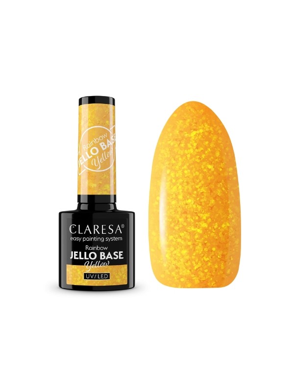 Claresa Hybrid Nail Base Rainbow Jello Base 5 г Yellow