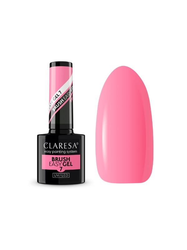 Claresa Brush Easy Gel Gel in een flesje met kwastje /7/ 5 g