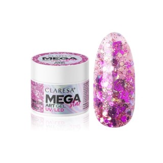 Claresa MEGASTAR PINK PIXEL Dekorationsgel 10 g