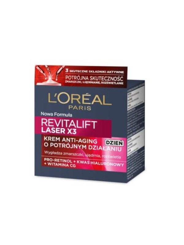 L'oreal Revitalift Laser 3X Day Gesichtscreme 50 ml