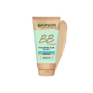 Garnier Hyaluronic Aloe All-In-1 BB Cream feuchtigkeitsspendende BB-Creme für Mischhaut und fettige Haut Śniady 50 ml