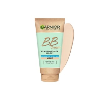 Garnier Hyaluronic Aloe All-In-1 BB Cream зволожуючий ВВ-крем для комбінованої та жирної шкіри Light 50 мл