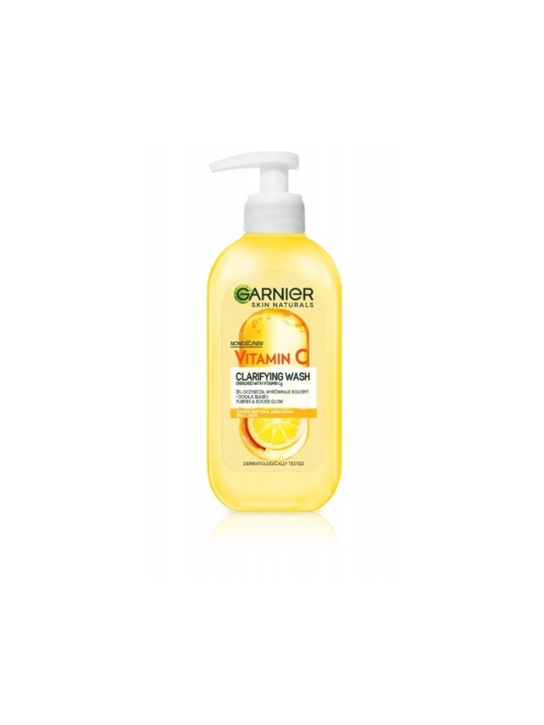 Garnier Skin Naturals Vitamine C Reinigingsgel voor het wassen van het gezicht 200 ml