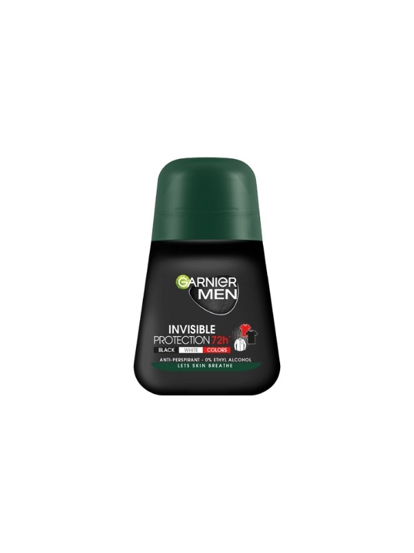 Garnier Invisible 72h Men Roll-On anti-transpirant met vulling 50 ml