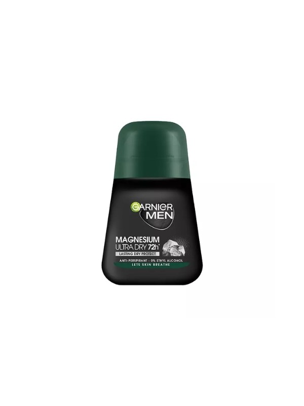 Garnier Ultra Dry 72h Lasting Dry Protect Men Roll-On Antitranspirant mit Deckel 50 ml