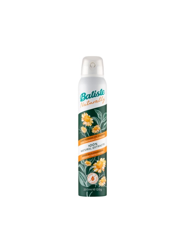 Batiste Natuurlijk Green Tea & Kamille Droogshampoo voor snel vet haar 200 ml