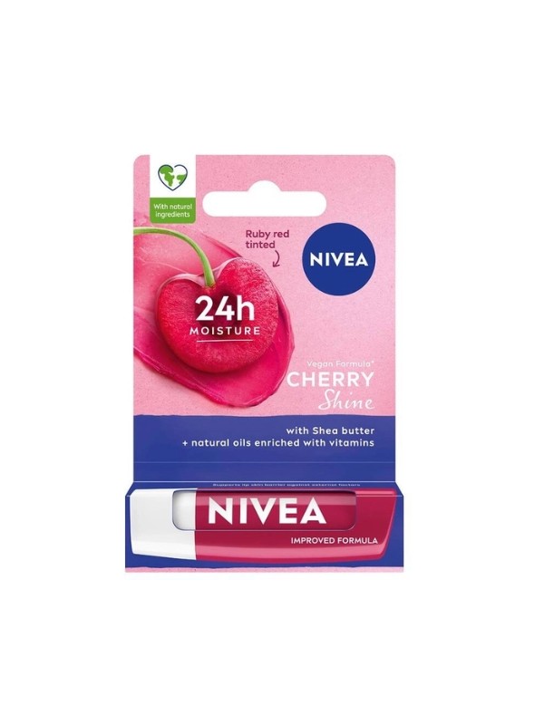 Доглядаюча помада Nivea Cherry Shine 4,8 г