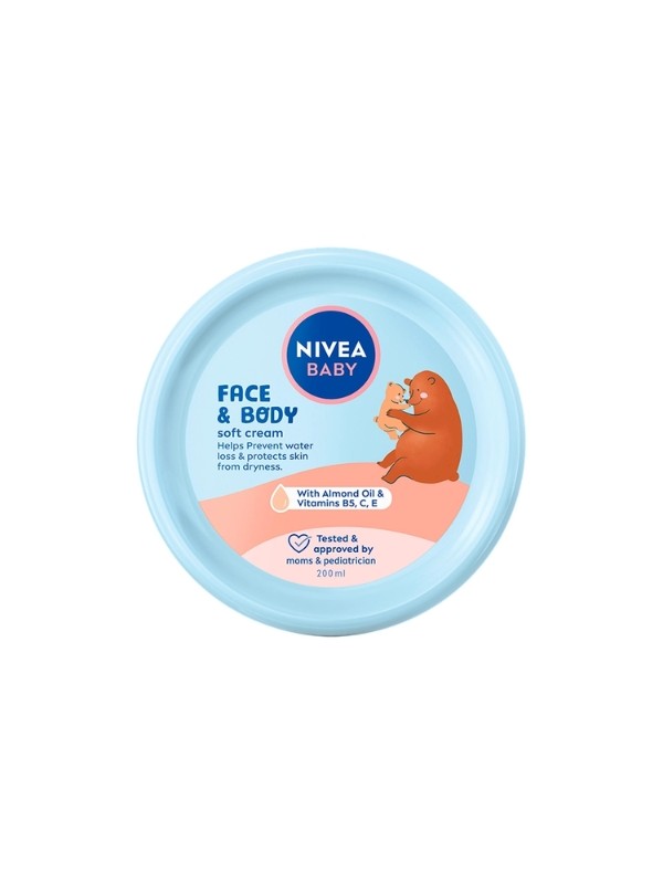 Nivea Babycrème voor de verzorging van kinderen en baby's 200 ml