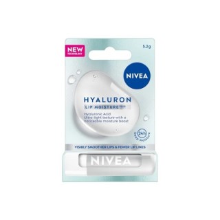 Nivea Hyaluron Lip Moisture Plus feuchtigkeitsspendender Lippenbalsam Stick 5 g